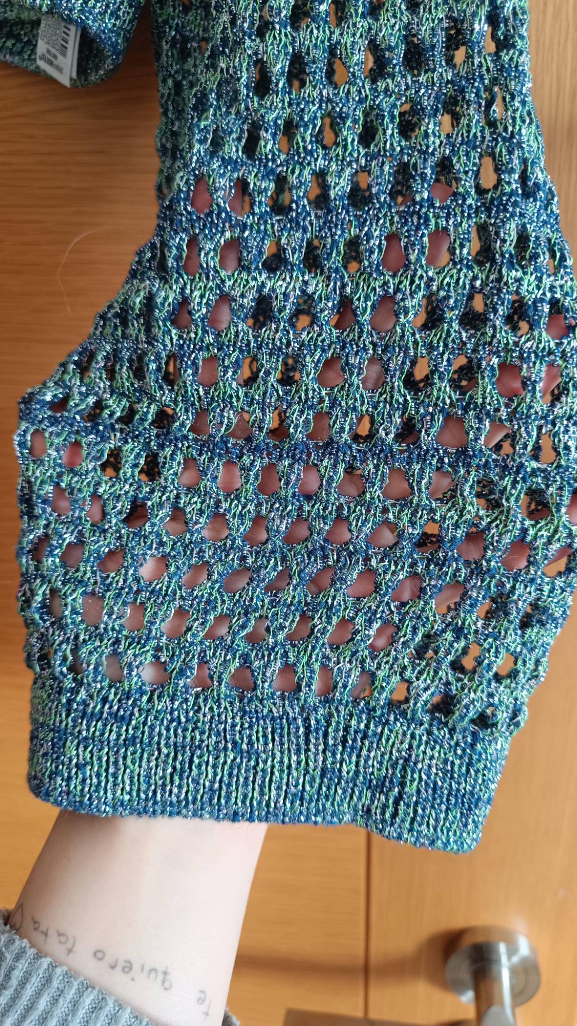 KNIT CROP TOP WITH METALLIC THREAD - Image 3