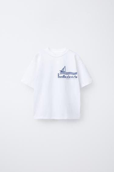 BONILLA A LA VISTA ® X ZARAプリントTシャツホワイト0ZaraのBONILLA A LA VISTA ® X ZARAプリントTシャツ - ホワイト - 画像 0