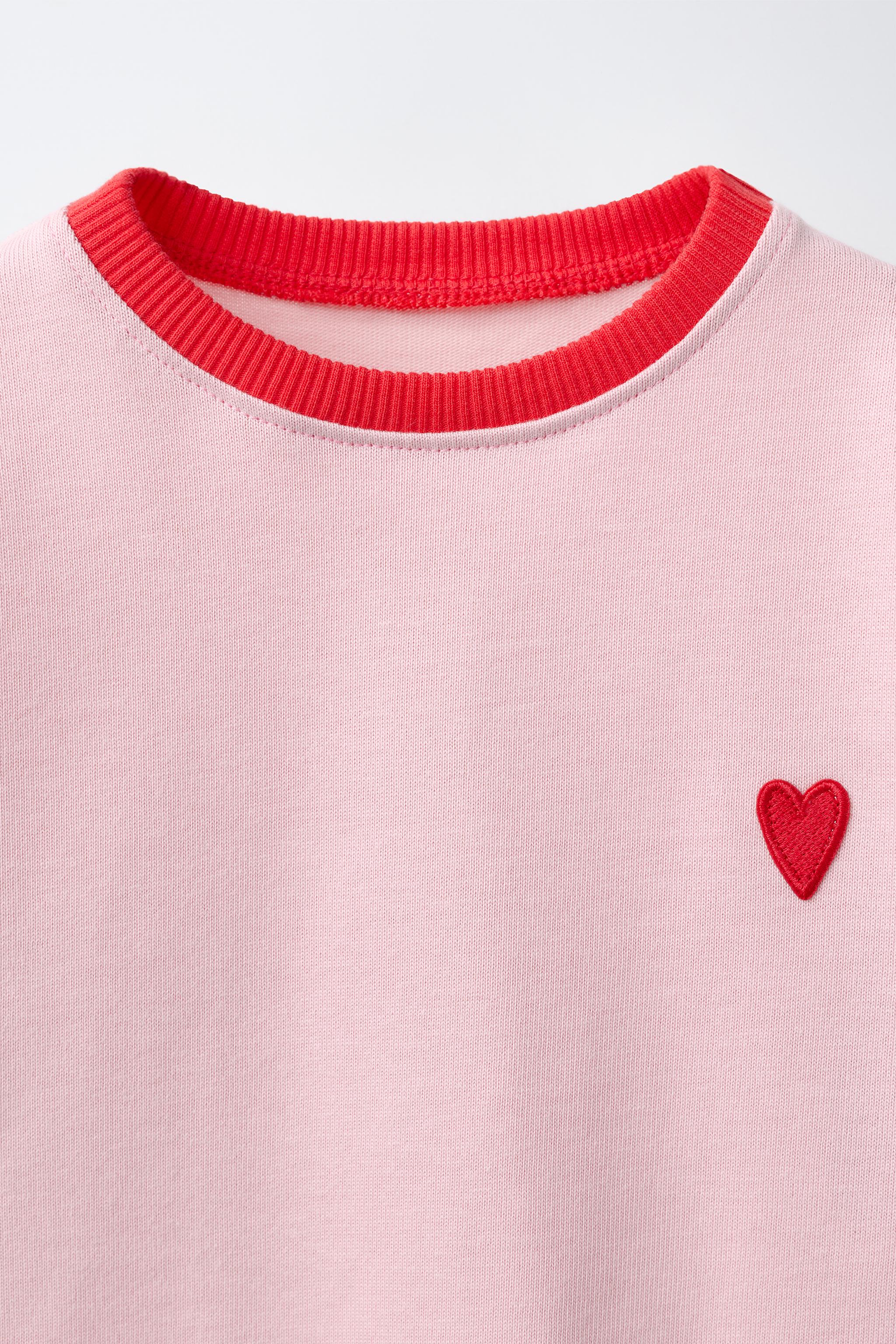 T-SHIRT COLOR BLOCK CŒUR