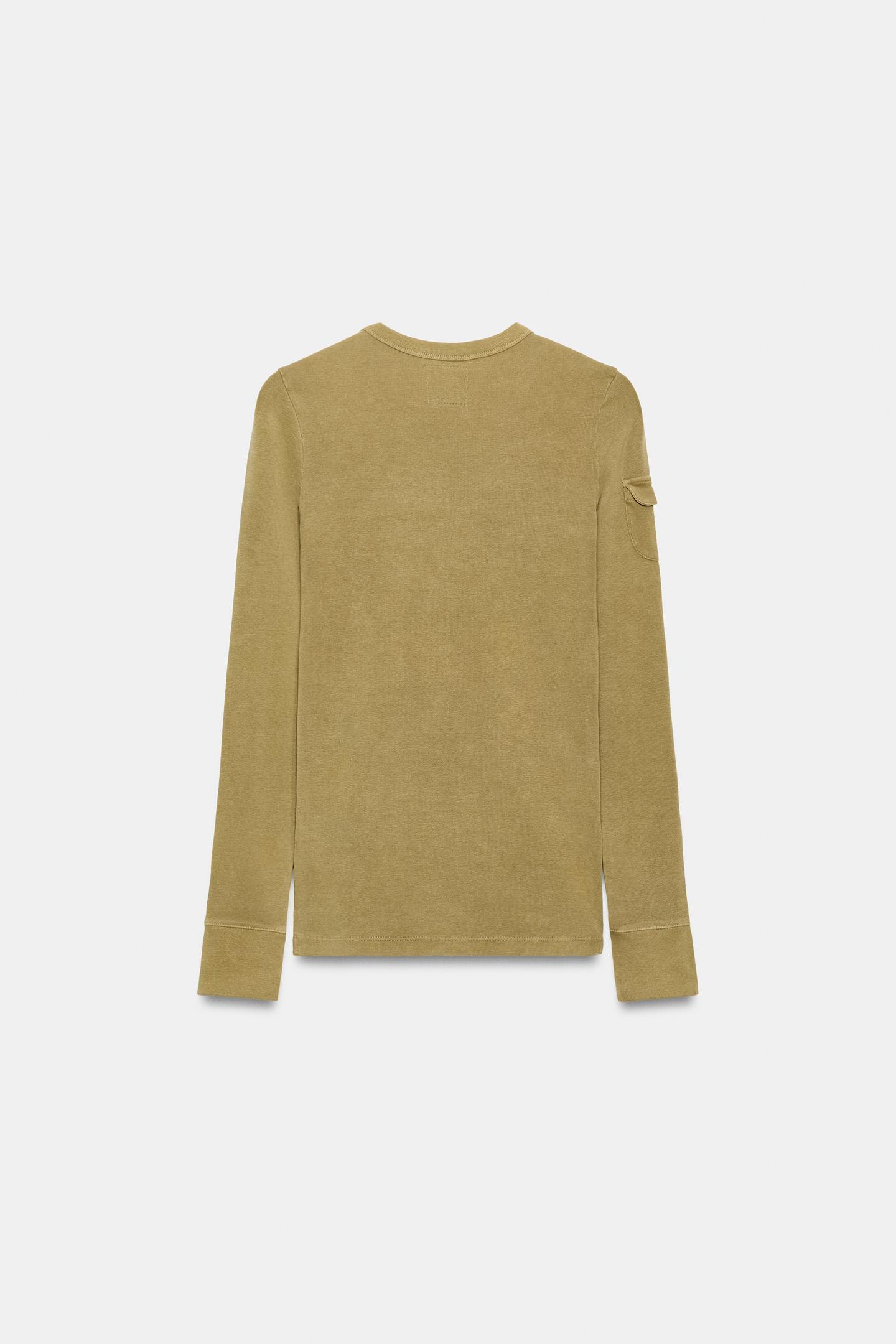 Футболка Zara Pocket, цвет: Oil — фото 7
