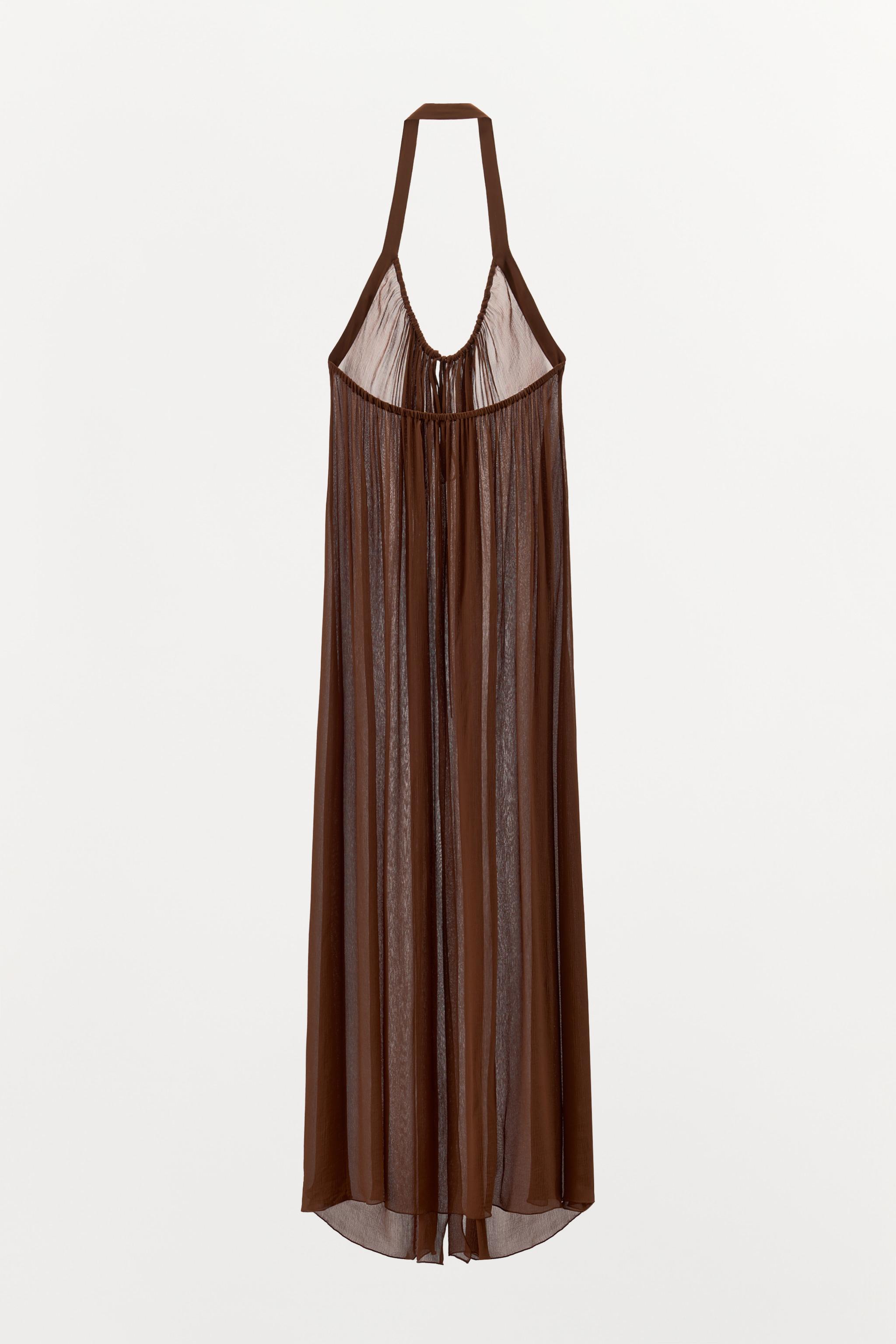 TOP LONGO ZW COLLECTION - Caqui | ZARA Brasil TOP LONGO ZW COLLECTION - Caqui | ZARA Brasil