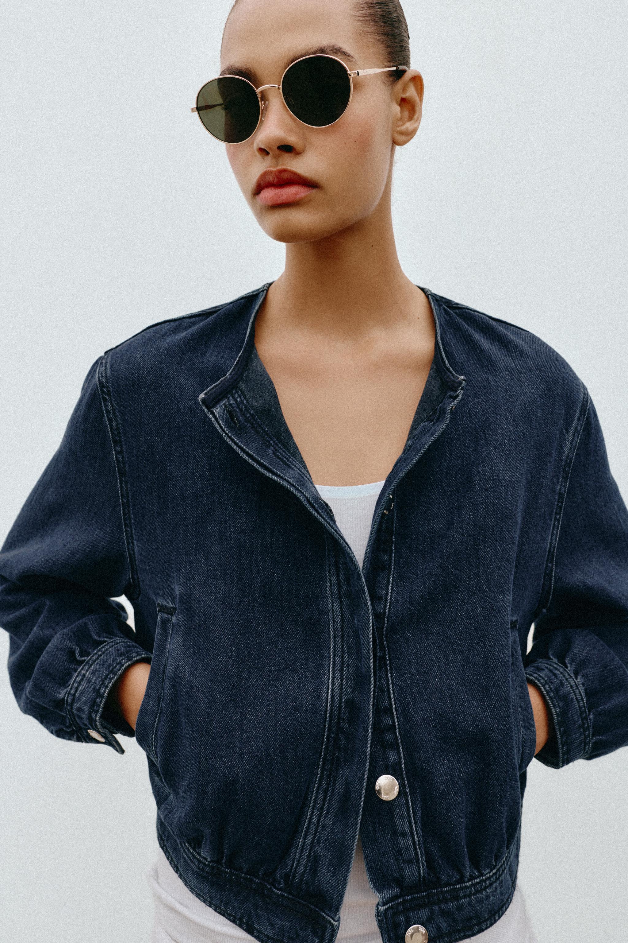 Z1975 デニムボンバージャケット - ブルー | ZARA Japan / 日本