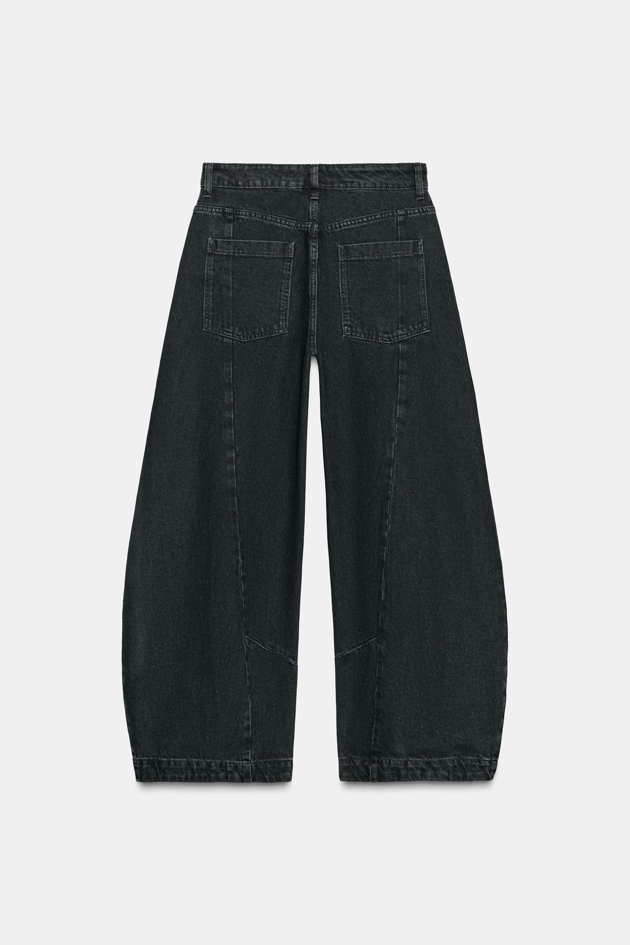 ZW COLLECTION LOW RISE BALLOON JEANS