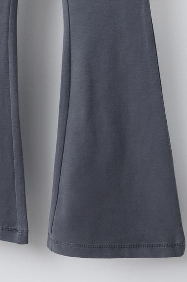 LEGGING FLARE INSCRIPTION - Bleu de Zara - Image 3