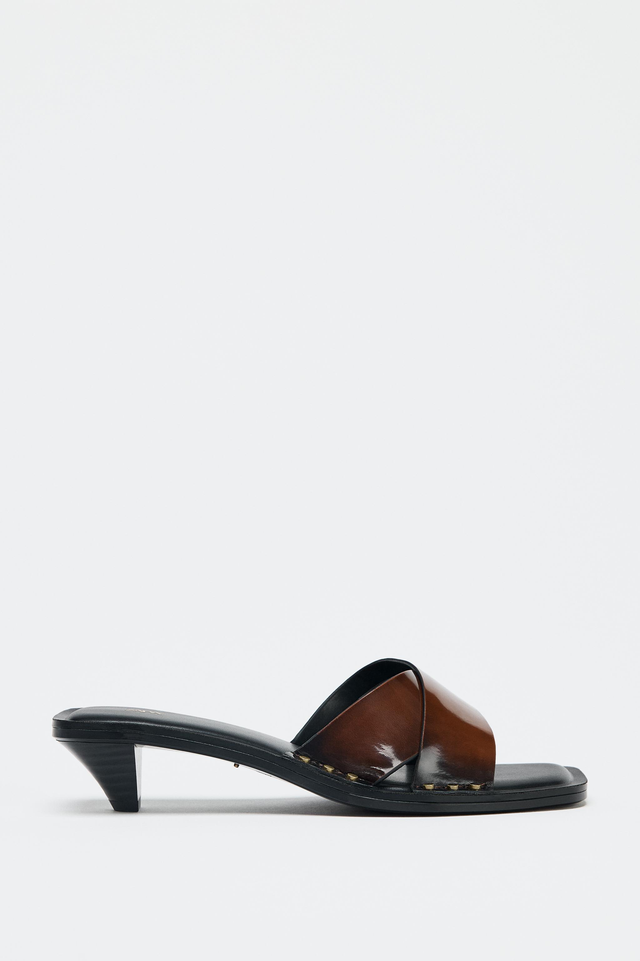MULES KITTEN EN CUIR