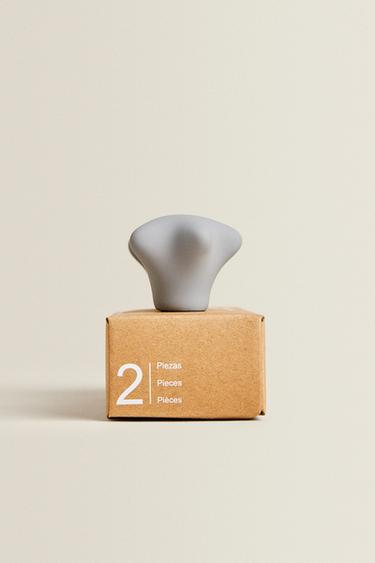 PACK OF CHILDREN'S STAR DOOR KNOBS (PACK OF 2) - Anthracite grey by Zara - Image 5