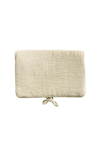 حامل مناديل مبللة موسلين مخطط - أخضر الخاص بـ Zara