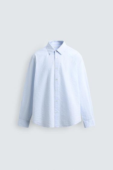 РУБАШКА REGULAR FIT В ПОЛОСКУ — Полоски от Zara