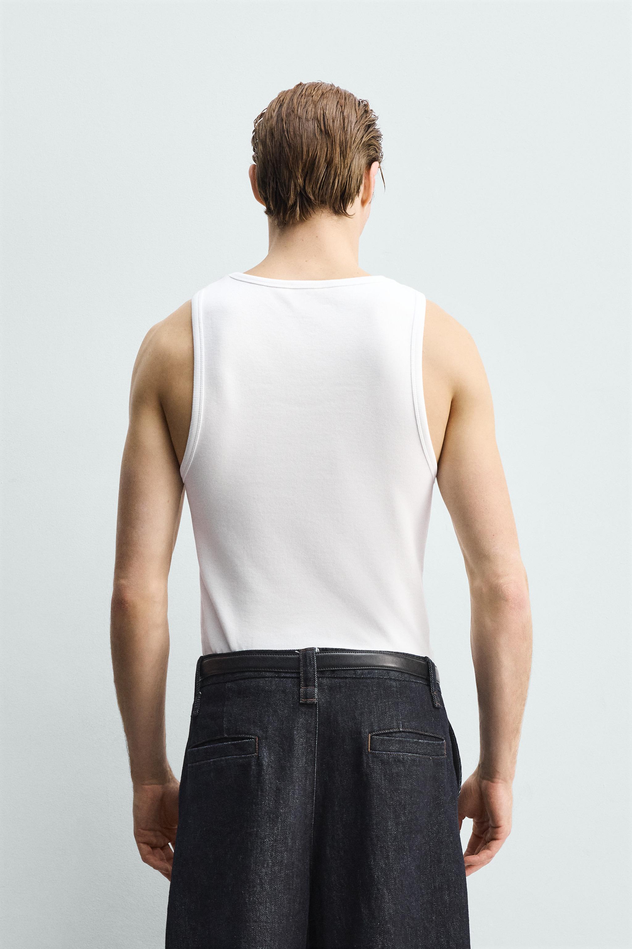 Zara 3'LÜ BASIC ATLET T-SHIRT PAKETİ görsel 6