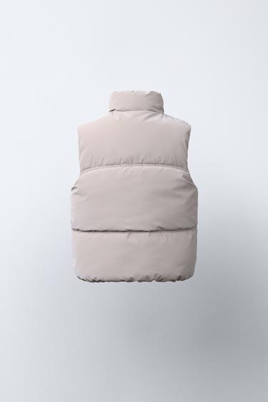 RUBBERISED GILET - Ice by Zara - Image 2