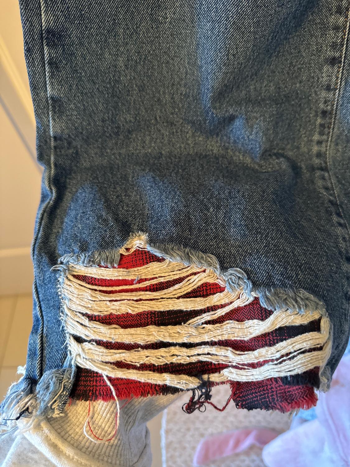 JEANS Z1975 HIGH RISE STRAIGHT CUADROS - Image 3