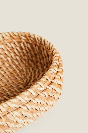 RANGEMENT LINGETTES ENFANT ROTIN - Beige clair de Zara - Image 4
