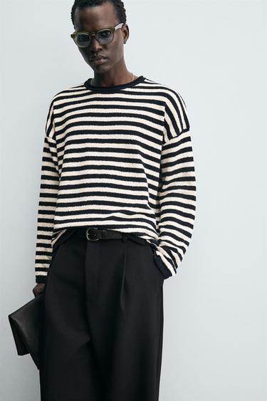 LIGHTWEIGHT STRIPED SWEATER - Stripes by Zara - Image 4