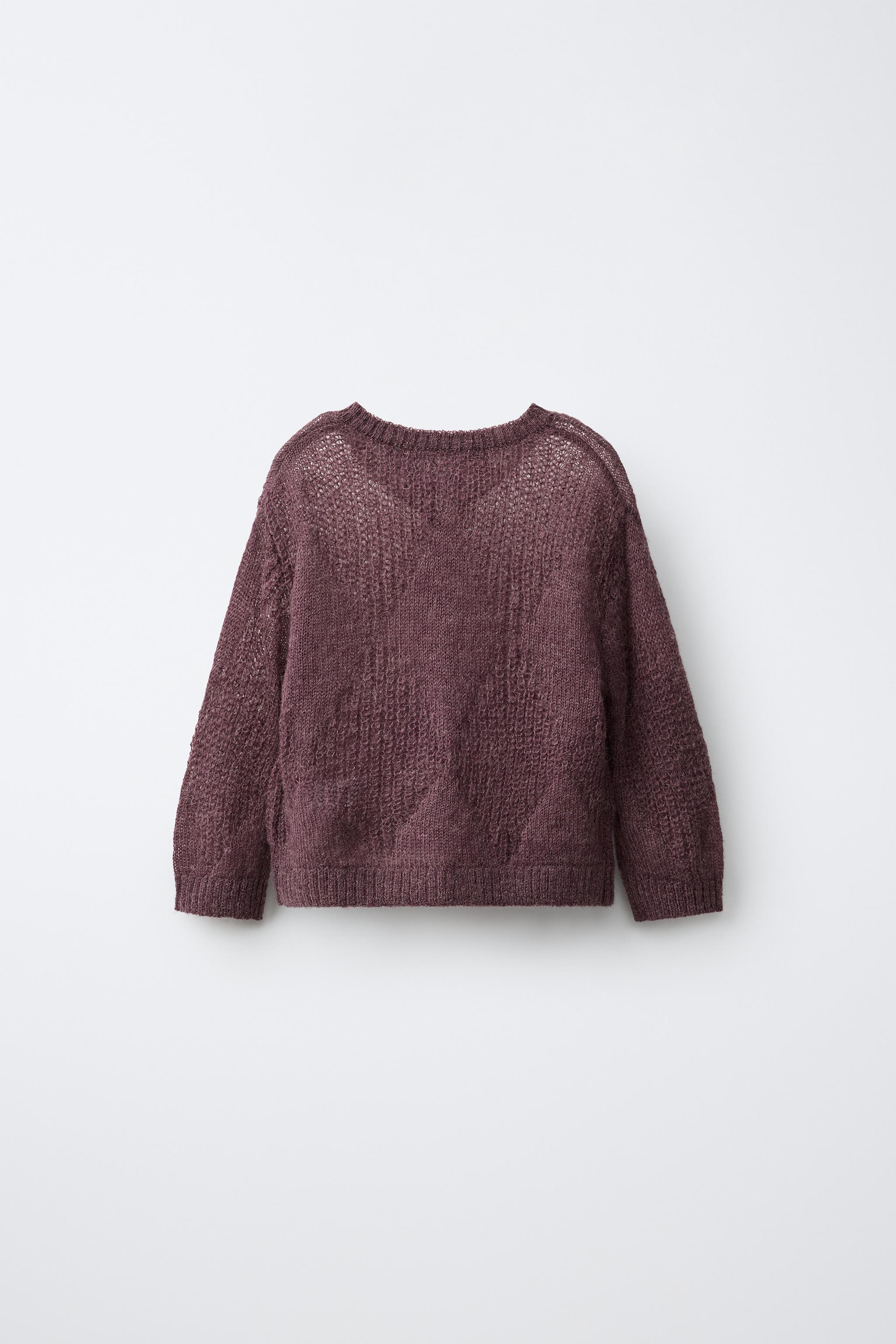 GILET EN MAILLE AVEC LAINE ET ALPAGA