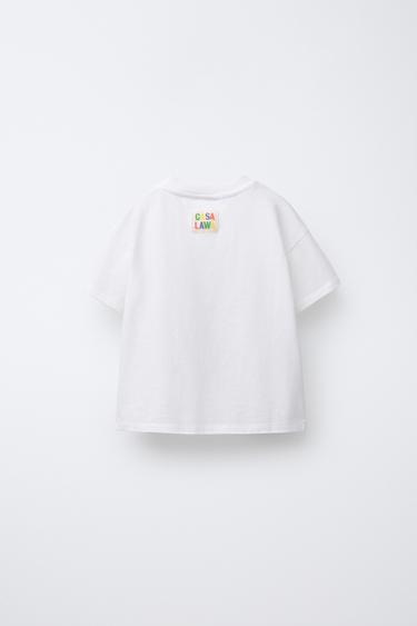 T-SHIRT IMPRIMÉ CASA LAWA © X ZARA KIDS - Jaune de Zara - Image 1