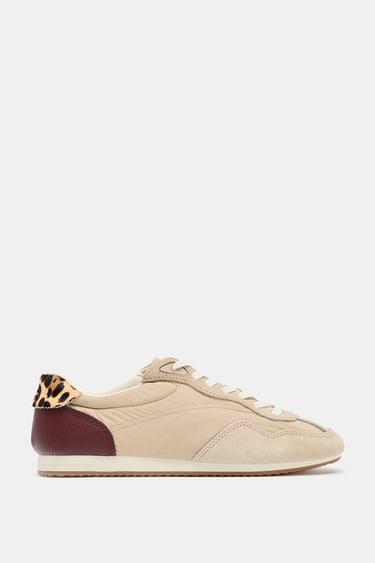Zara SOFT SNEAKERS - Beige - Image 0
