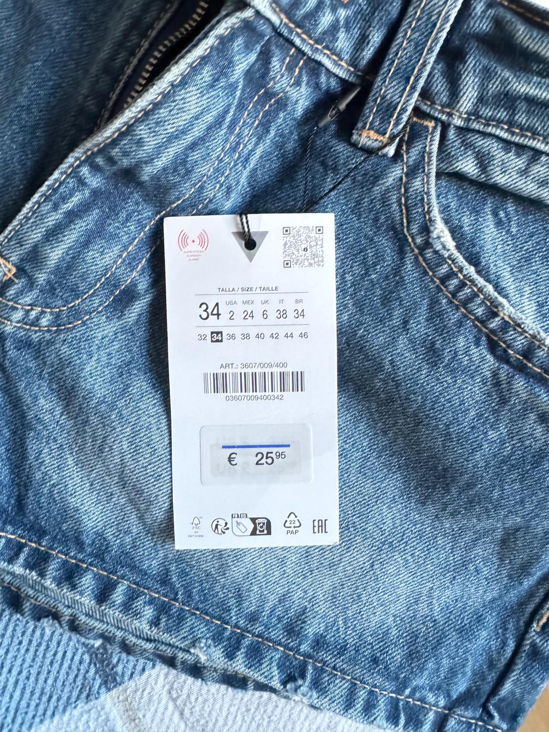 MID-WAIST TRF MICRO DENIM SHORTS - Image 3