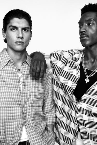 OVERSIZE FIT CHECK SHIRT WILLY CHAVARRIA X ZARA - Pink / White by Zara - Image 2