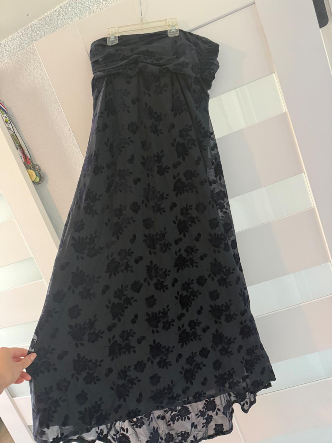 FLOCKED LONG TULLE SKIRT - Image 2