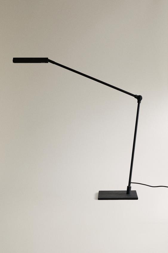 LUMINÁRIA FLEXÍVEL DE MESA DE METAL COM LED - Preto-lavado da Zara - Imagem 0