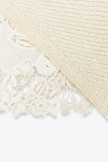 ASYMMETRIC COMBINED KNIT TOP - Ecru by Zara - Image 8