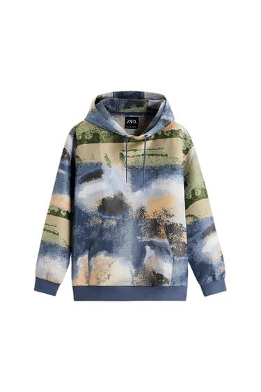 SUDADERA ESTAMPADO ABSTRACTO