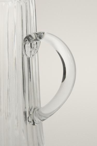 PICHET EN VERRE À RELIEF - Transparent de Zara - Image 2