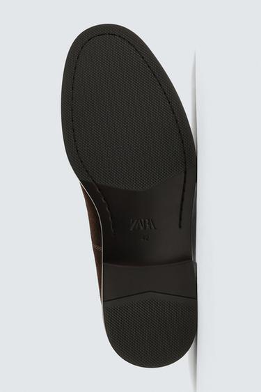 CHAUSSURES EN CUIR - Marron de Zara - Image 6