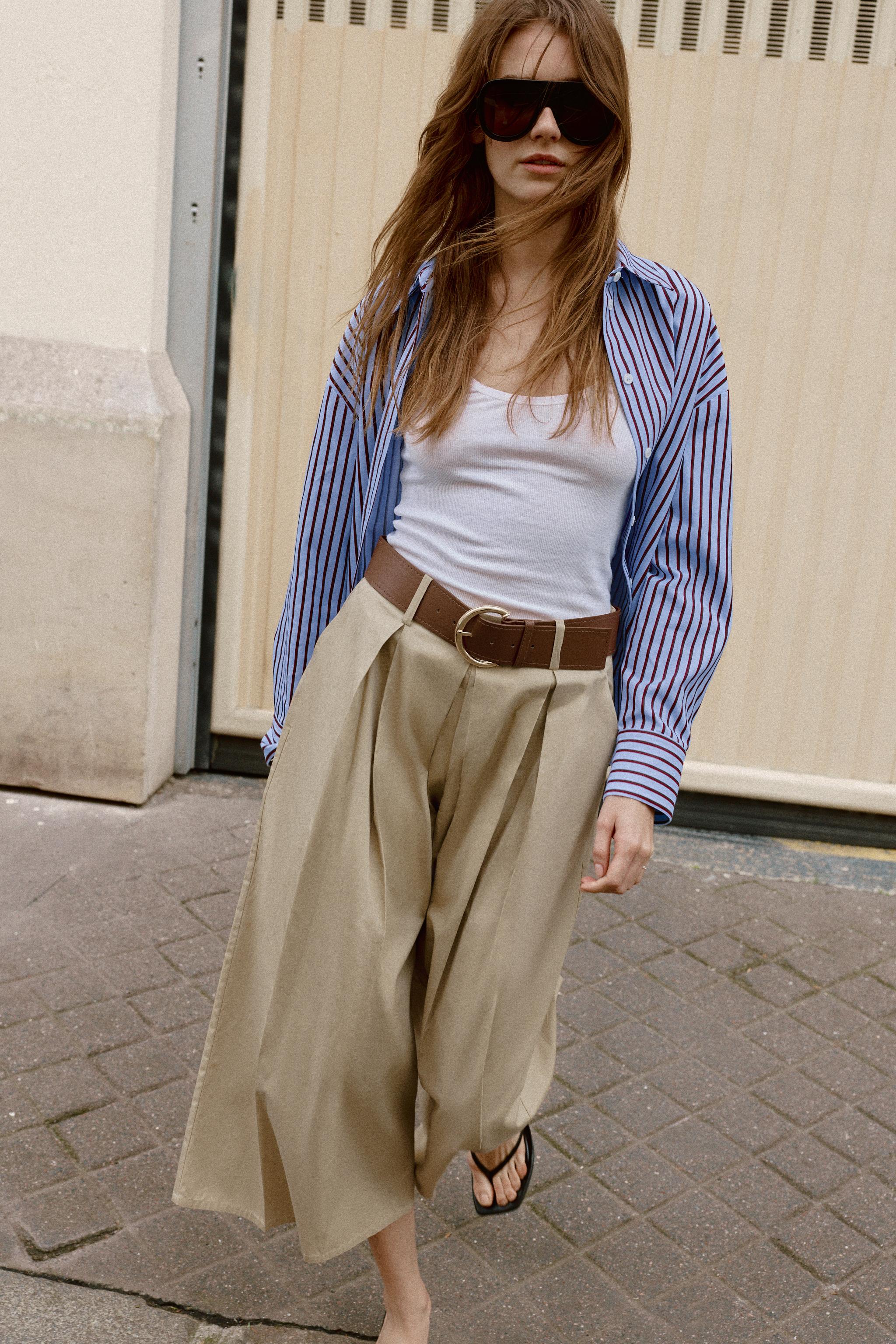 BELTED CULOTTES