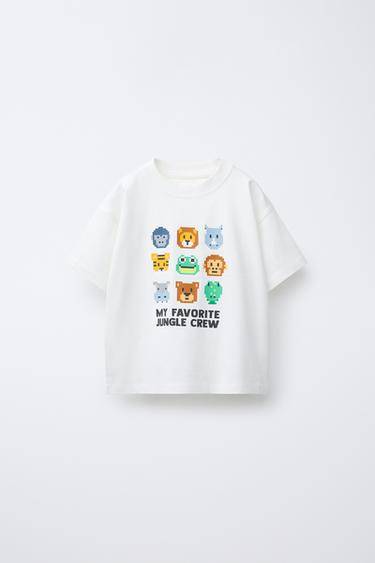GAMING PRINT T-SHIRT - White by Zara