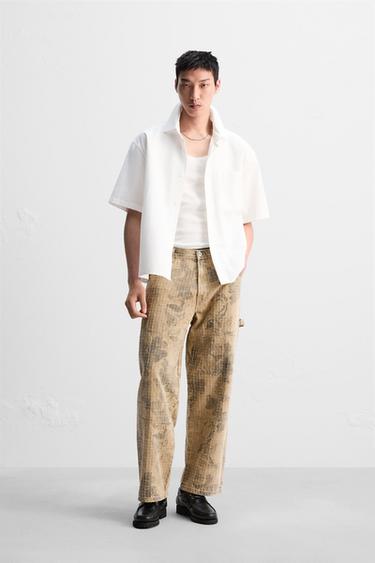 Zara 紋理牛津襯衫 - 白色 - 圖片 0