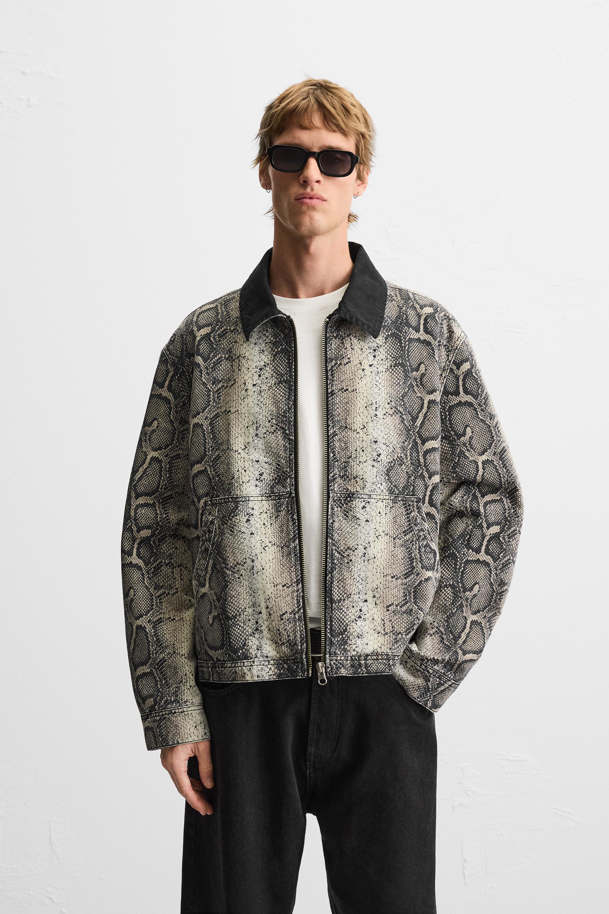 ANIMAL PRINT JACKET - Snake | ZARA United States
