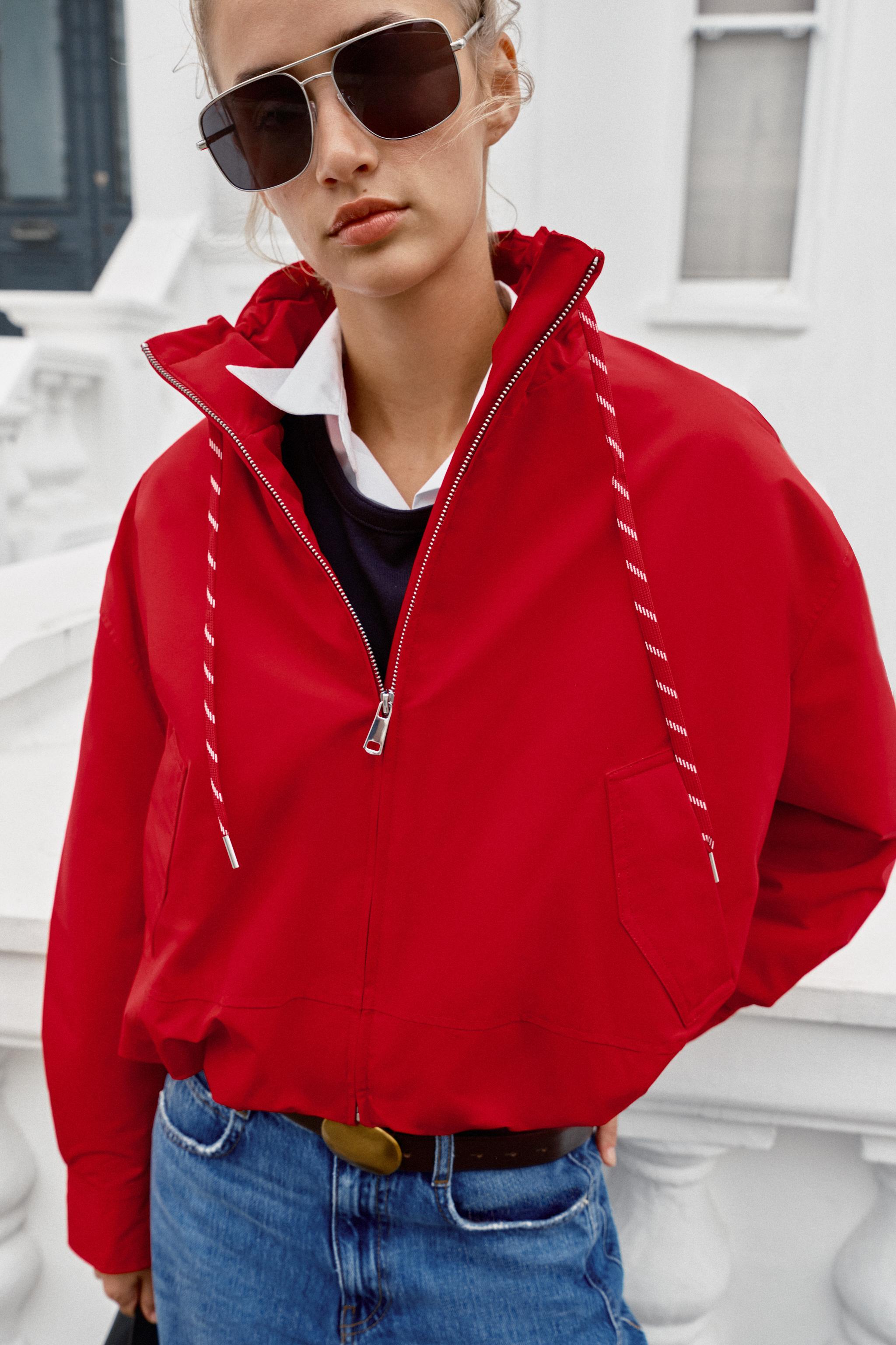 Женские куртки Zara WATER-REPELLENT QUILTED JACKET — фото 7