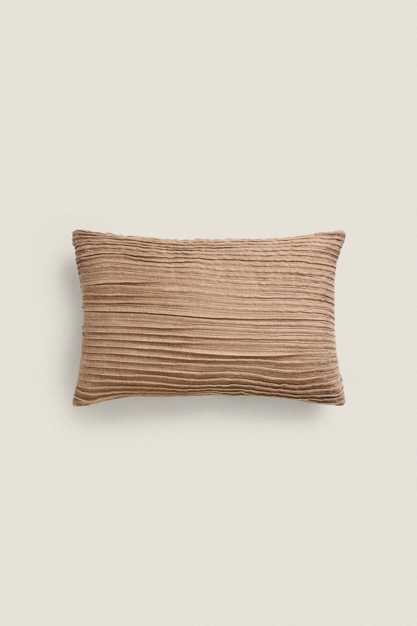 3-pack Textured-weave Cushion Covers - Light beige - Home All