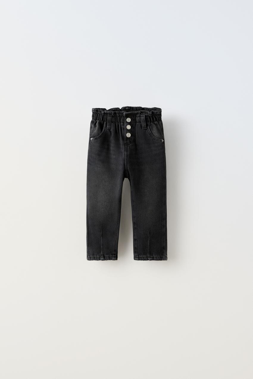 バギーデニムパンツ - ブラック | ZARA Japan / 日本