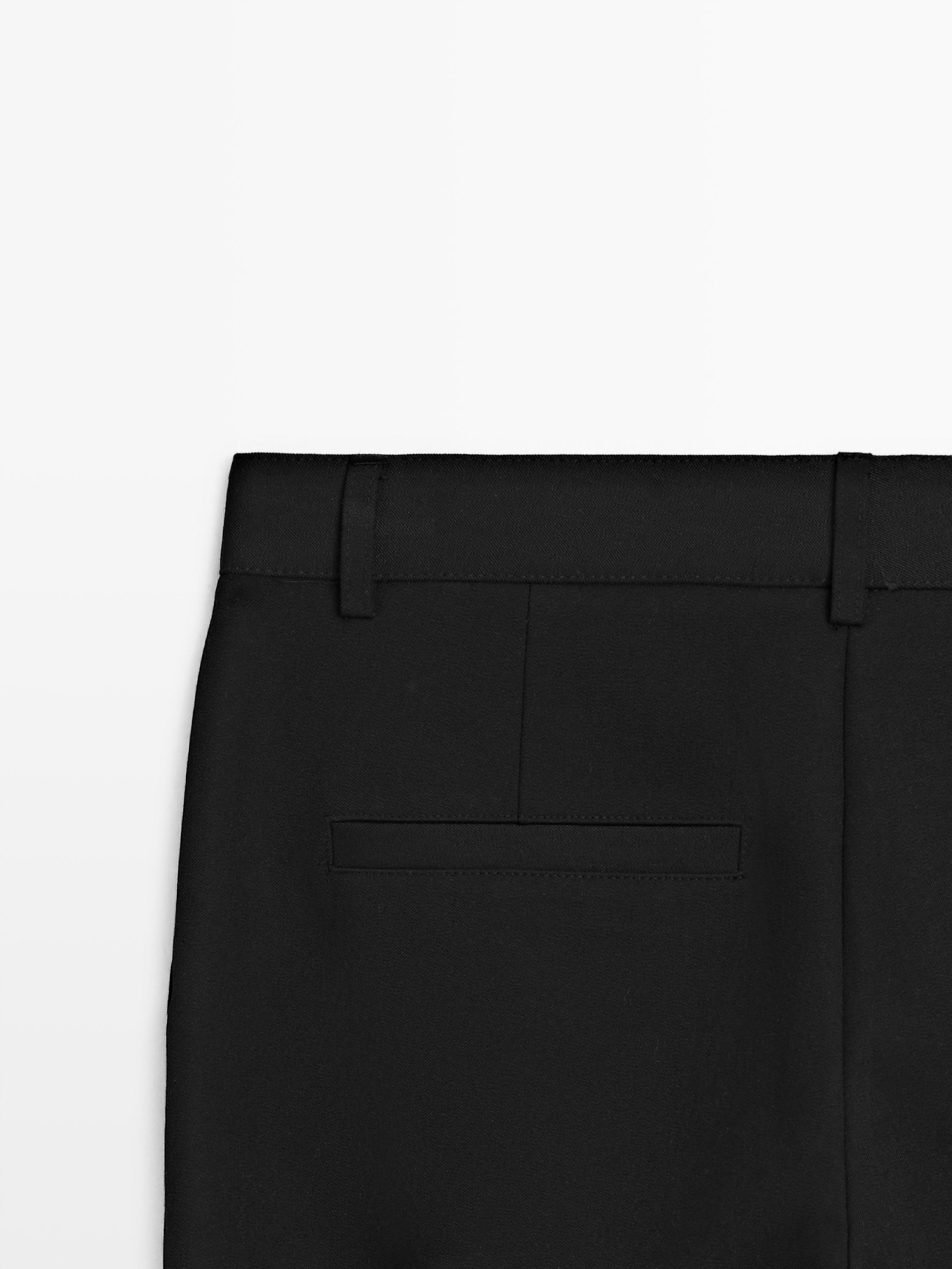 Straight-leg technical trousers
