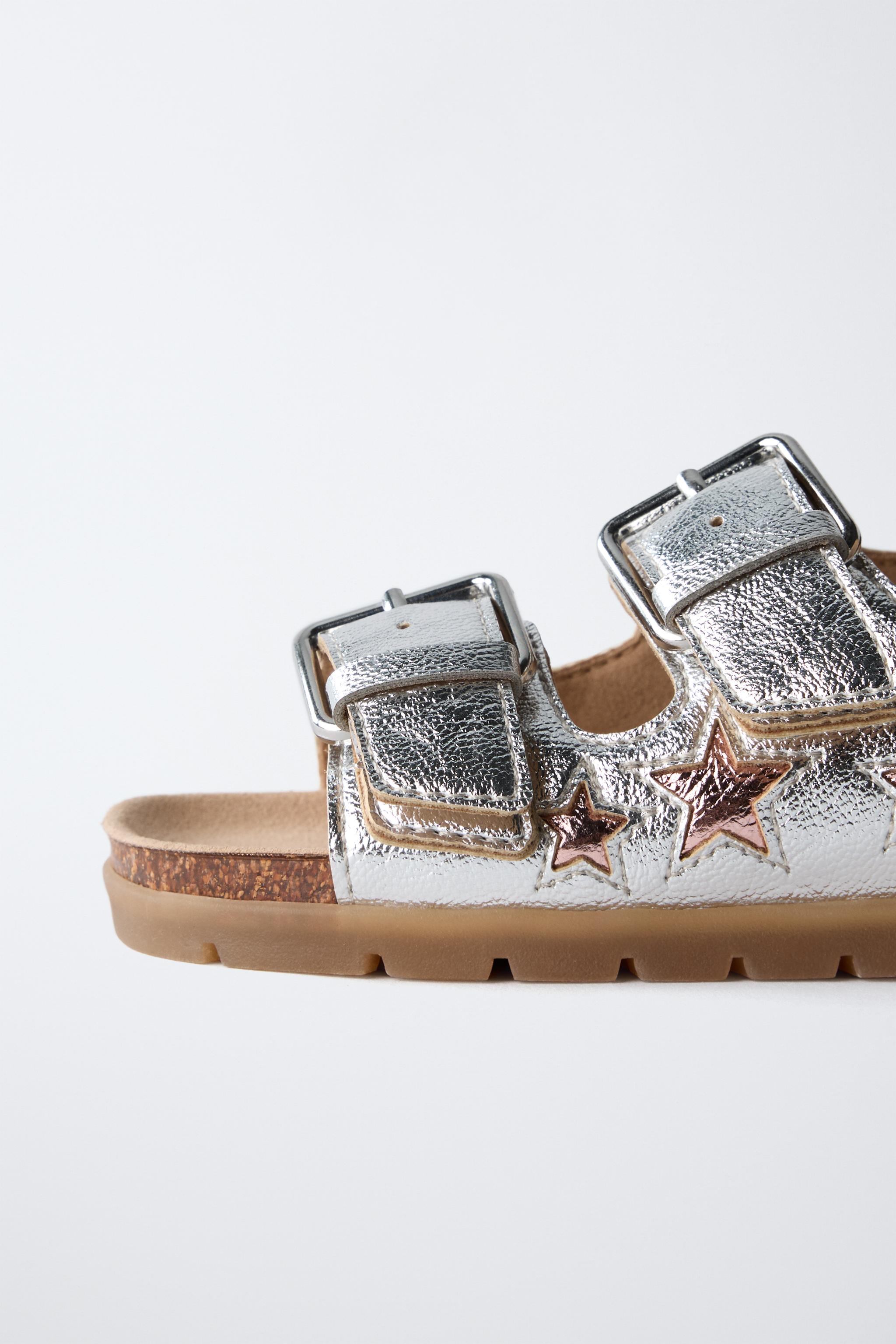 STAR SANDALS - Silver | ZARA United States