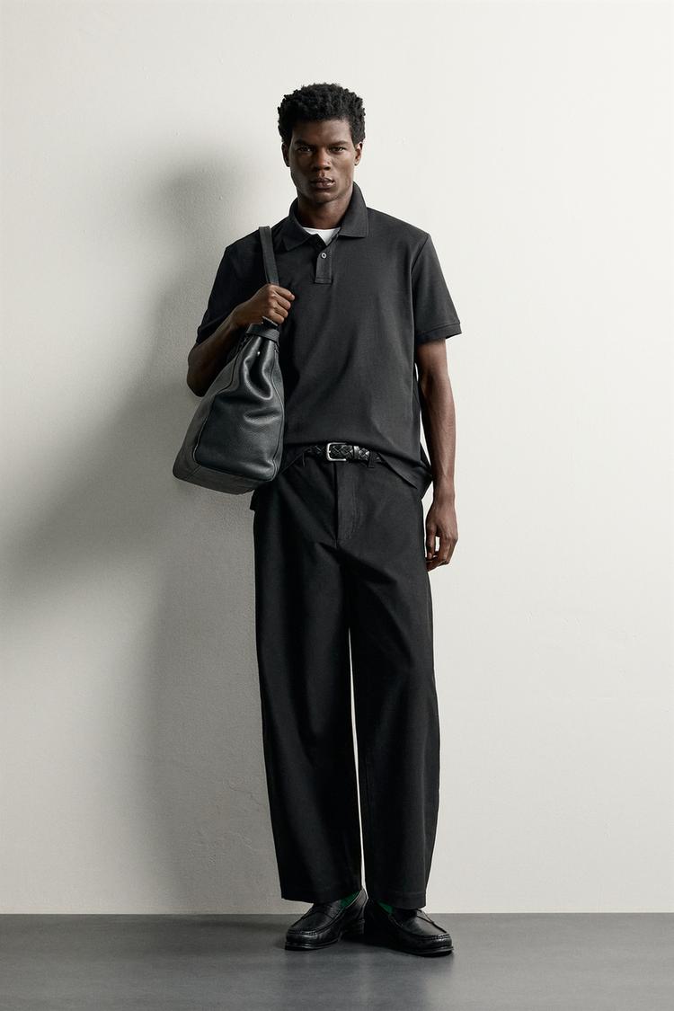 REGULAR FIT PIMA COTTON POLO SHIRT