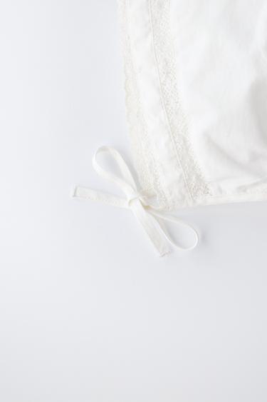 BONNET DENTELLE - Blanc de Zara - Image 2