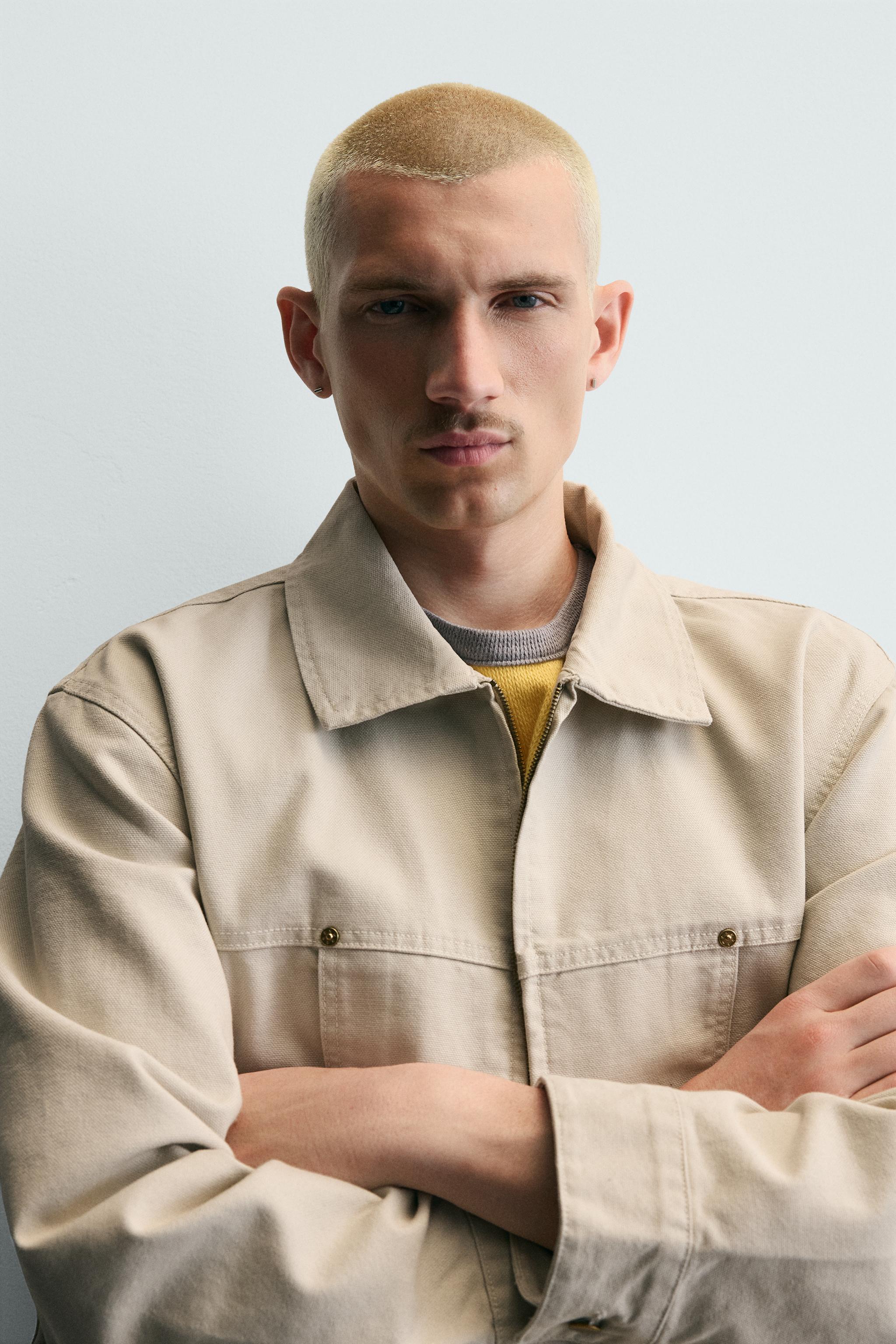 BLOUSON COUPE DÉCONTRACTÉE AVEC POCHES