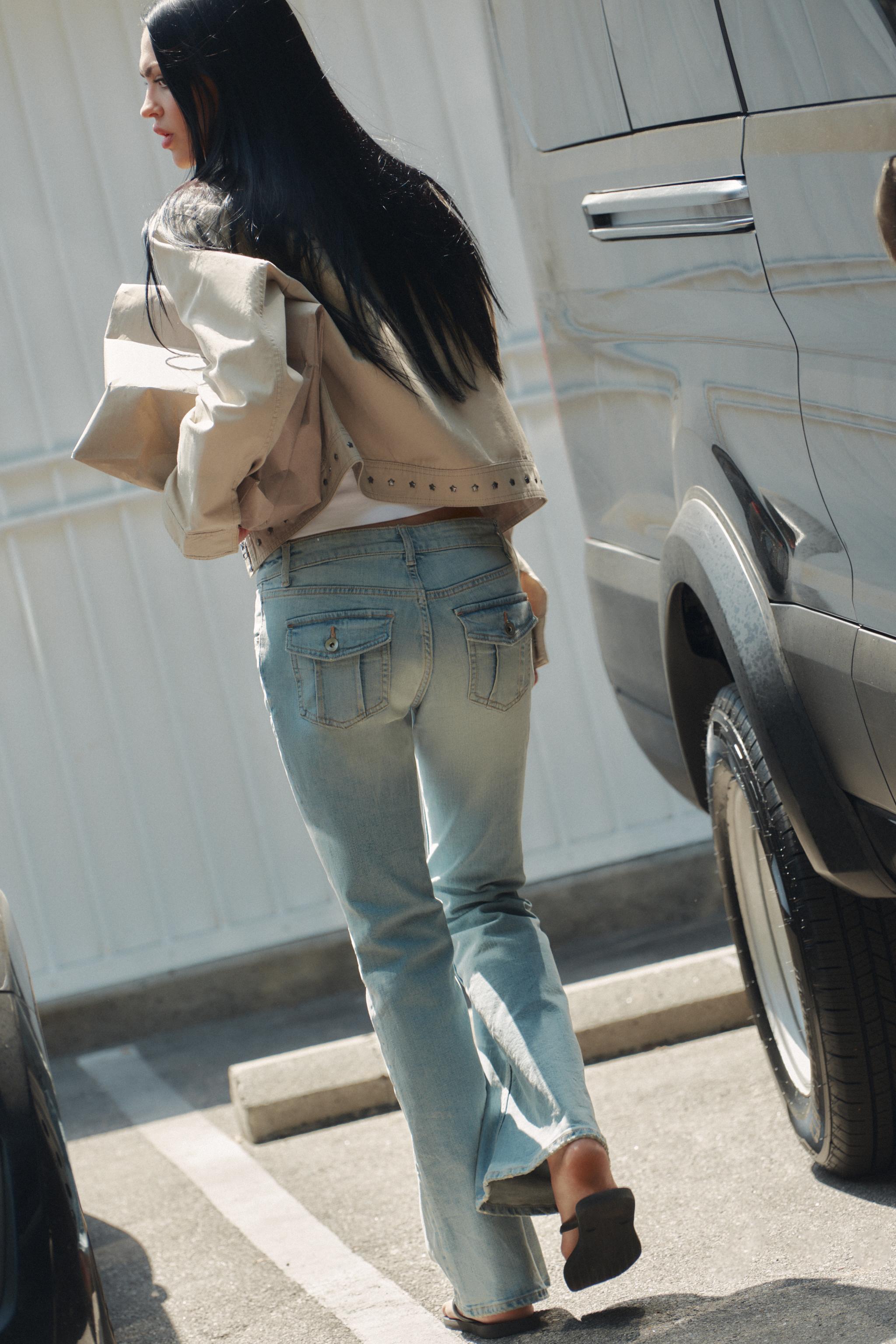 YIKANMIŞ GÖRÜNÜMLÜ ZIMBALI CEKET