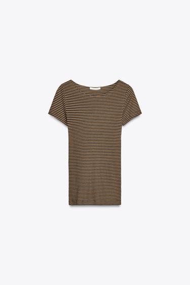 RAIDALLINEN PAITA - Beige Zaralta
