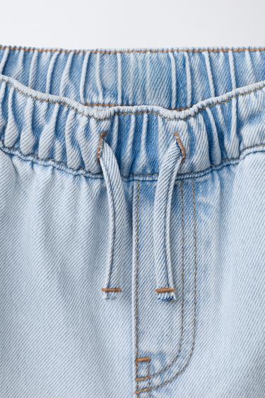 URBAN DENIM CARGO BERMUDA SHORTS - Blue by Zara - Image 2