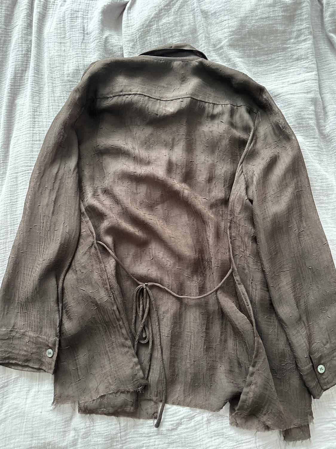 ZW COLLECTION TEXTURED MULTIWAY SHIRT - Image 3