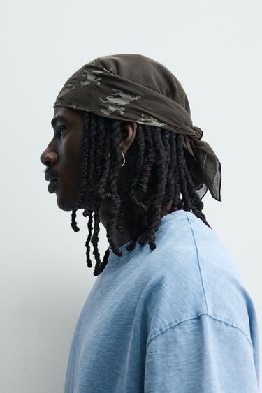 HORSE PRINT BANDANA - Brown by Zara - Image 1