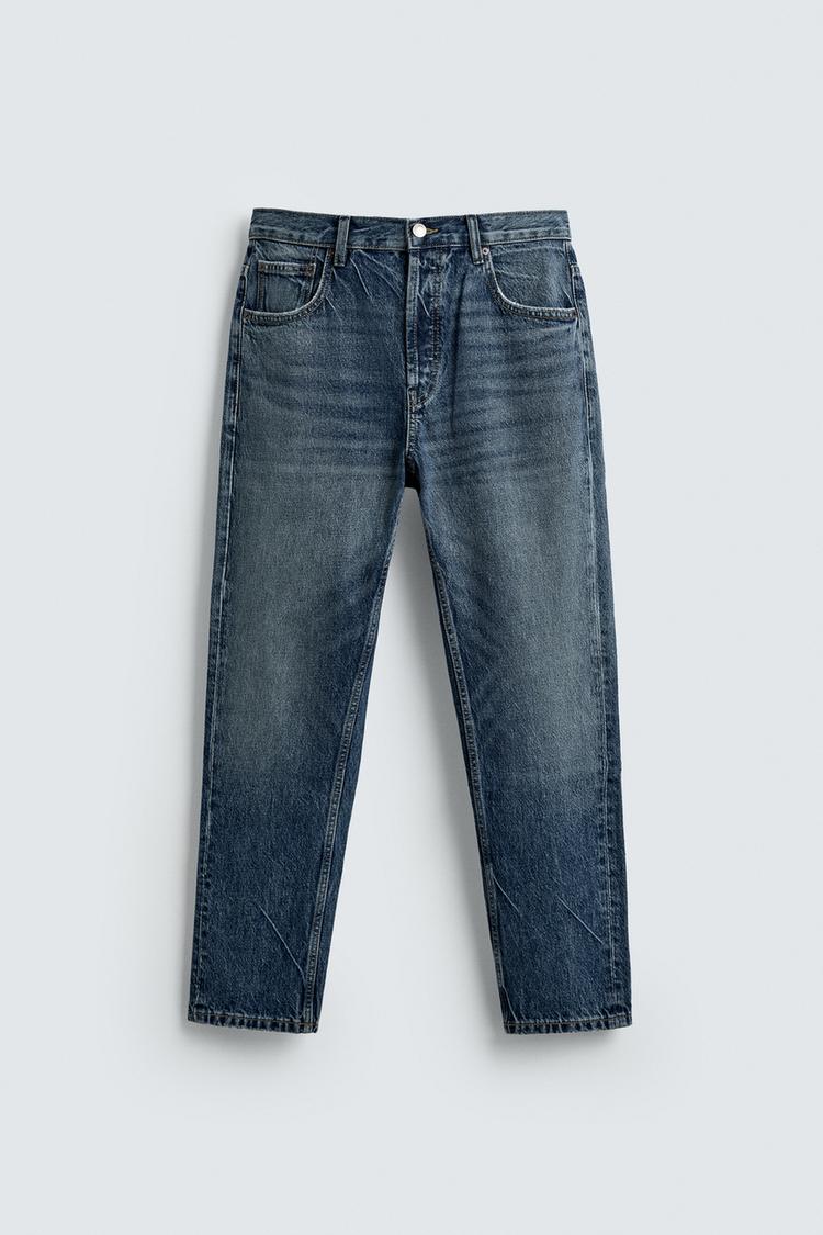 ZARA SLIM FIT CROPPED JEANS