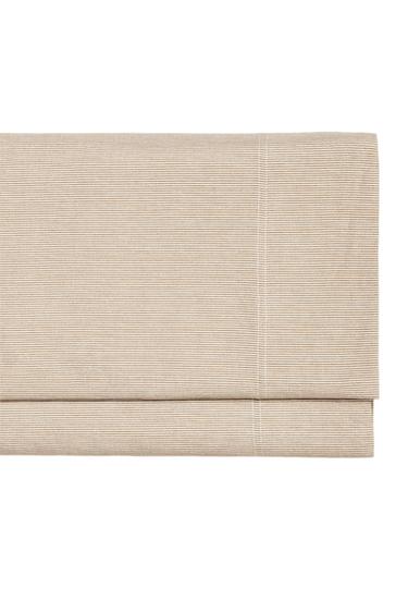Zara STRIPED FLAT SHEET - Beige
