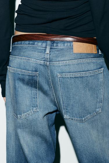 JEAN TRF BAGGY TAPERED TAILLE BASSE - Bleu de Zara - Image 5