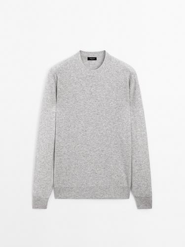 Zara Wool blend crew neck sweater - Gray marl