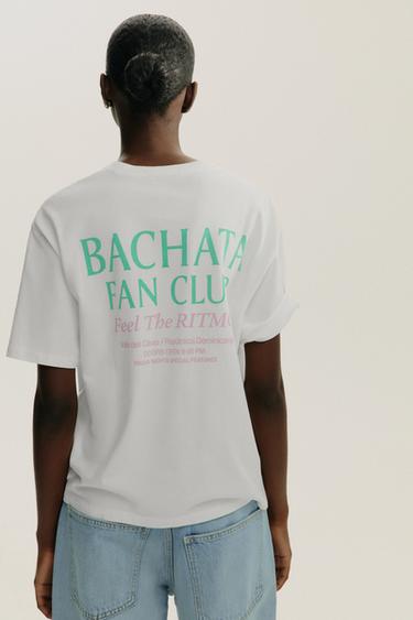 T-SHIRT IMPRIMÉ INSCRIPTION - Blanc de Zara - Image 3